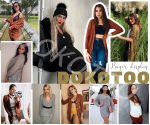 Dokotoo Womens Gray Chunky Cable Knit Casual Cardigan Solid Color Button Down Open Front Loose Sweater Outwear Size Large US 12-14 - Image 6